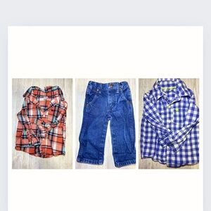 Baby boys 12m/1T western themed bundle